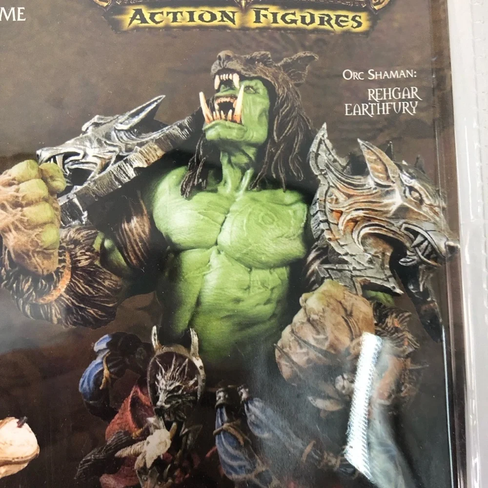 World Of Warcraft Series 1 Orc Shaman Rehgar Earthfury Figure Figurine 2007